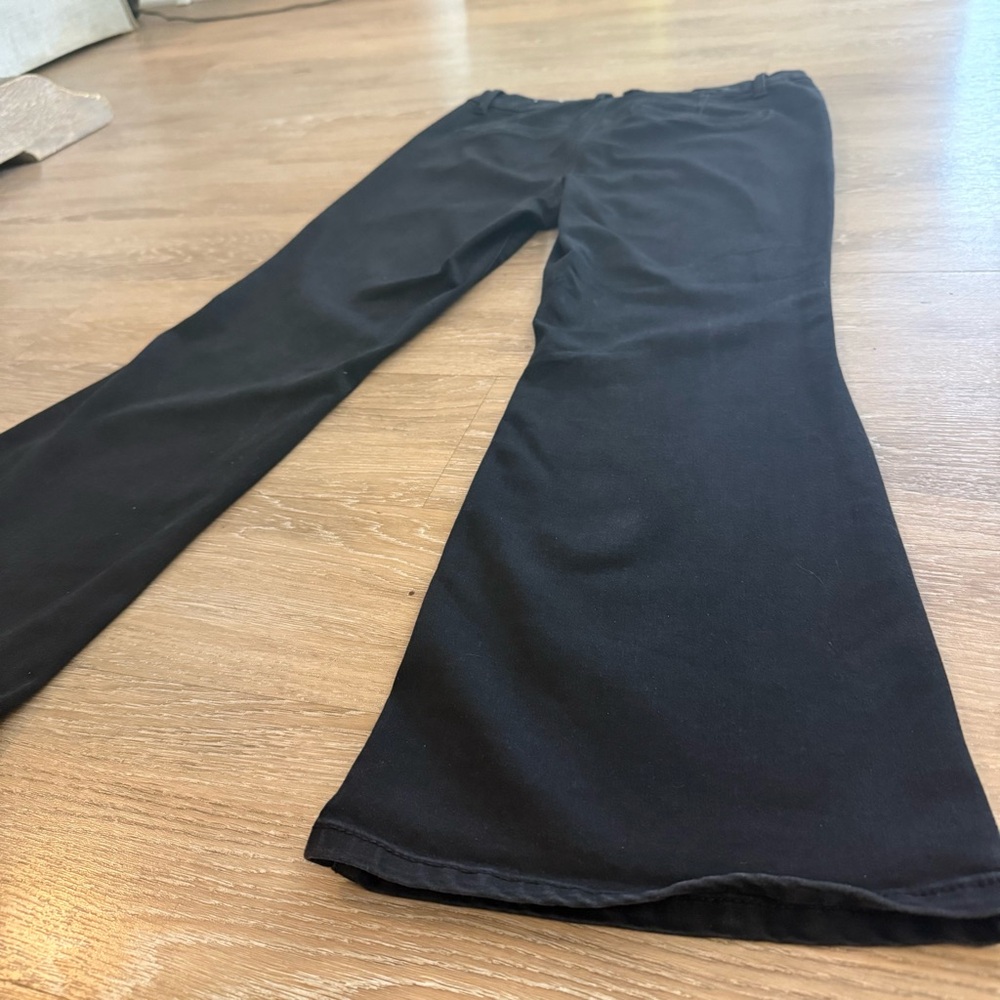 1822 Denim Women's Classic Black Wide Leg Jeans Size 12p/31 - Picture 6 of 8